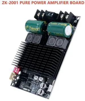 ZK-2001 TPA3221 Pure Rear Stage Digital Power Amplifier Board 100Wx2 Dual Channel DC 10-30V for Car Home Speaker Subwoofer