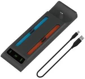 2 In 1 Game Controller Charger LED Indicators Small Handle Charging Base Gamepad Charging Station for NS2 PRO Joy-Con