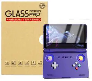 2Pcs Tempered Glass Scratch-resistant Protective Film Tempered Film for Retroid Pocket Flip 2 Game Console