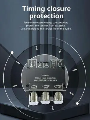 Bluetooth-Compatible 5.1 Subwoofer Amplifier Board 2X30W 2 Channel High Power Audio Stereo Amplifier Board Bass Sound AMP