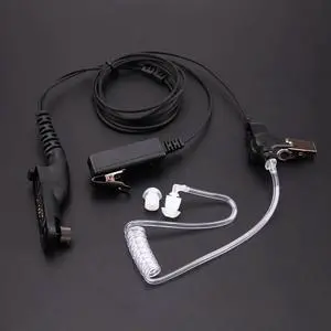 Professional Single Stereo Secret Service Air Tube 3.5mm Anti Radiation Mobile Phone Earphone with Air Pipe