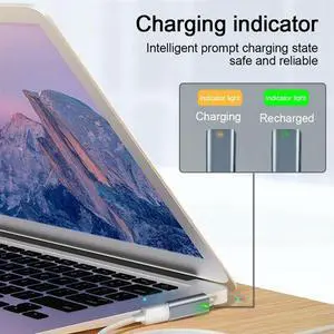 Type-C Female to Magnetic PD Adapter Pro Charging Magnet Plug Converter for MacBook Air/Pro Accessories