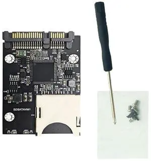 SD To SATA SSD Adapter with Enclosure Case Convertor Adapter Card for 2.5in SATA SSD Accessories