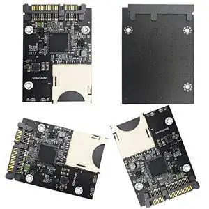 SD Memory Card To SATA SDD Card Adapter Converter with Enclosure Case SSD Adapter for 2.5in SATA SSD Accessories