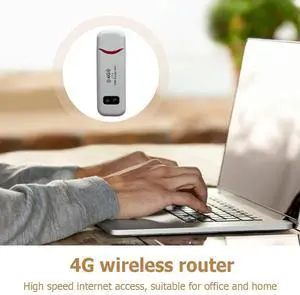 4G LTE Router 150Mbps Wireless Router USB Mobile Router SIM Card Slot Network Adapter for Laptops UMPC MID Devices