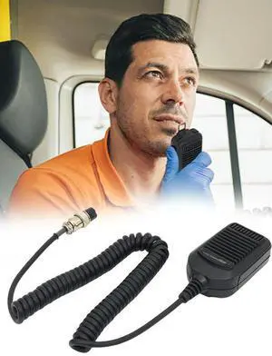 HM-36 Hand Speaker Mic Microphone 8 Pin Microphone Replacement for ICOM Radio IC-718 IC-78 IC-765 IC-761