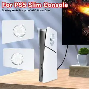 Replacement Shell with Cooling Vents Premium ABS Replacement Shell Anti-Scratch Protective Cover for Slim Console