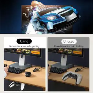 Controller Bracket Portable Controller Handle Bracket for PS 4 5 Game Console Hanging Rack