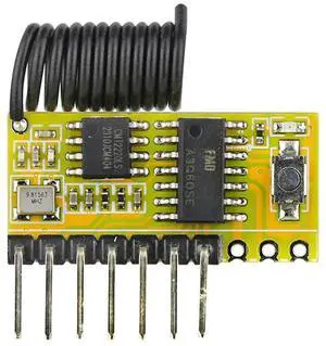315Mhz/433Mhz Superheterodyne Receiver DC3.3-5.5V Superheterodyne Wireless Receiver Module Superheterodyne RF Receiver Module