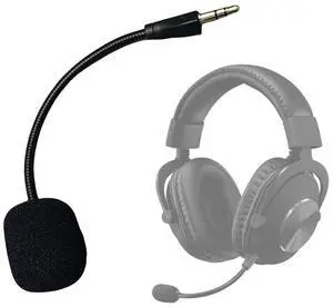 Replacement 3.5mm Microphone Game Mic Bendable Game Microphone Headsets Microphone for G PRO G PRO X Gaming Headsets