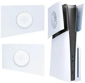 Replacement Shell with Cooling Vents Protective Shell Cover Anti-Scratch Premium ABS Replacement Shell for Slim Console