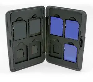 Memory Card Box Organizer Portable Holder Organizer Plastic Accessories for Micro SD SDXC