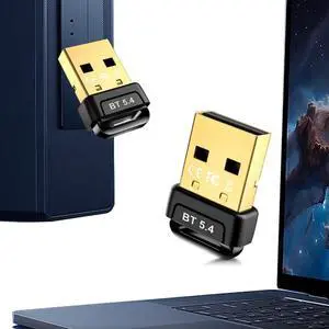 BT 5.4 Adapter USB BT Adapter Plug and Play Wireless BT Transmitter Receiver for PC Speaker Wireless Mouse Keyboard