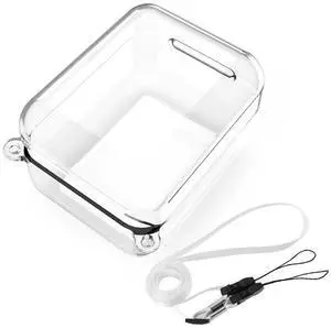 TPU Cover Case Washable Protective Holder Skin Clear with Lanyard Soft Case Cover for Bitzee Digital Pet Interactive Virtual