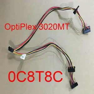 For OptiPlex 3020MT Workstation Power Supply Cable C8T8C 0C8T8C 8 Pin 4 Drop SATA Hard Drive Power Cable
