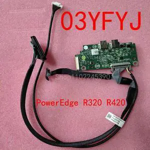 For PowerEdge R320 R420 Workstation Power Supply Line 03YFYJ 3YFYJ Switch Connection Control Line Without Board