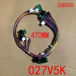 100% For C8000 Workstation Power Supply Cable 027V5K 27V5K CA34PIN Fan 470MM