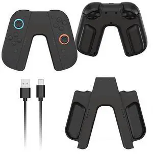 Charging Dock Magnetic Controller Charger Stand Station Magnetic Charger Station for Switch2 Joy-Con Controllers Charging Dock Magnetic Controller Charger Stand Station Magnetic Charger Station for Switch2 Joy-Con Controllers