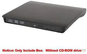 Non Slip USB 3.0 SATA External Drive Enclosure Replacement DVD CD-ROM RW Player Optical Drive Enclosure Case
