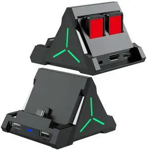 For Switch TV Docking Station Charging Dock 4 Card Slots TV Adapter with HDMI-Compatible USB Type C Ports for Nintendo Switch For Switch TV Docking Station Charging Dock 4 Card Slots TV Adapter with HDMI-Compatible USB Type C Ports for Nintendo Switch