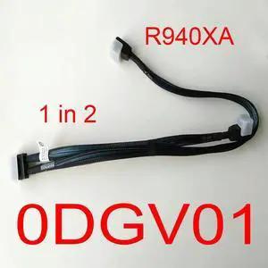 For R940XA Workstation Power Supply Cable DGV011 0DGV01 Min 2 Dual Port SFF-8643 SAS HD Connection Data Line