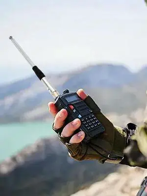 27MHz Telescopic/Rod HT Antennas SMA Female 23cm-130cm Telescopic CB Antenna 2.15dB High Gain for CB Handheld/Portable Radio