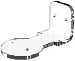 Wall Mount Acrylic Bracket No Drill/Drilling Install Camera Holder Bracket Stable Compatible with Eufy Security Indoor Cam S350