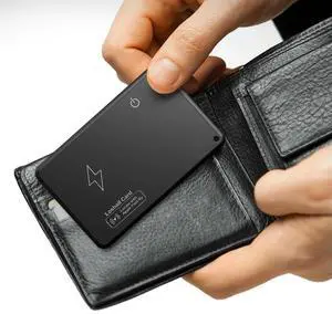 Wireless Charging Card Tracker Bluetooth-Compatible Work with Find My App Item Locator Waterproof for Purse Passport