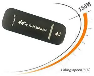 4G LTE USB Modem Dongle 150Mbps Unlocked Wireless Network Adapter Hotspot Router for Home Office