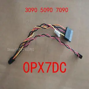 For 3090 5090 7090 Workstation Power Supply Cable 0PX7DC PX7DC SFF Computer Small 6-Pin SATA Hard Drive Power