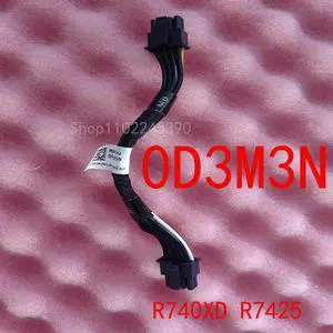 For R740XD R7425 Workstation Power Supply Cable 0D3M3N D3M3N Mainboard To Backplane Two 5-Inch Power Cables
