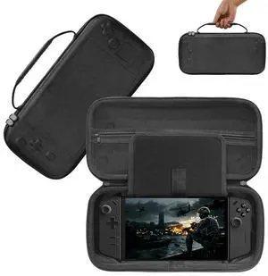 Hard Shell Case Shockproof Portable Bag Anti-Drop Protective Case with Mesh Pocket for Legion Go Game Console