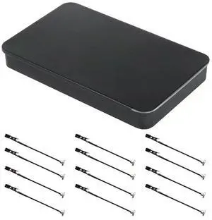 Modeling Tools with 12PCS Alligator Clip Sticks Magnetic Bendable Clip Sticks with Rubber Tips for Airbrush Spray Hobby DIY Card