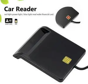 USB Card Reader DNIE ATM CAC IC ID SIM Card Cloner Connector for