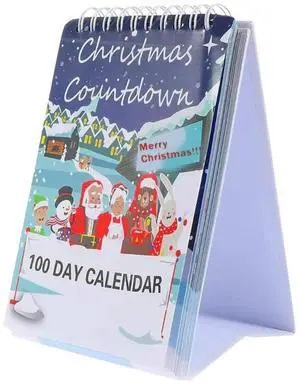 100 Day Christmas Countdown Calendar 2025 Countdown To Christmas Approaching Calendar for Xmas Home Room Decoration