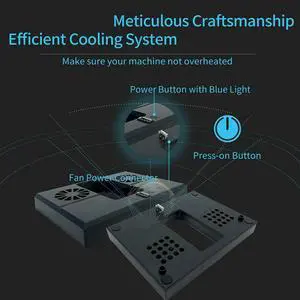 USB Console Cooling Fan Side Mount Vertical Cooler Heat Sink for XBOX Series X