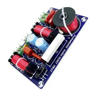 250W Speakers Filter Frequency Divider Treble Medium Bass 3 Ways HiFi Audio Speaker Crossover Adjustable DIY Home Audio Systems