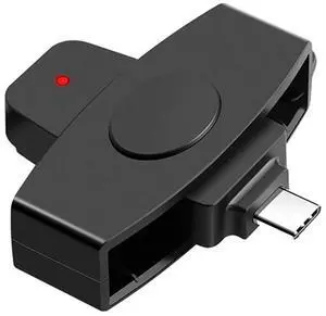 Type-C Card Reader Portable CAC Card Reader Bank Tax Declaration Accessories Support for for OS
