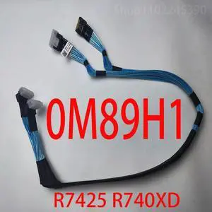For R7425 R740XD Workstation Power Supply Cable M89H1 0M89H1 SAS Has Been An Elbow 24 Disk NVME U.2 Data Cable
