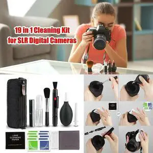 19Pcs Camera Cleaner Kit DSLR Lens Camera Sensor Cleaning Lens Digital Camera Sensor Cleaning Camera Cleaner Kit