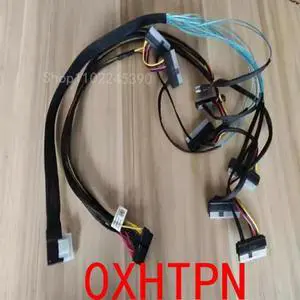 For Workstation Power Supply Cable 0XHTPN XHTPN SAS4.0 SFF-8654 To 8482 1/8 SAS Hard Drive Data Cable