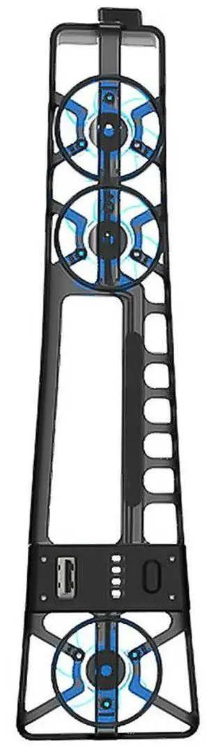 For Slim Cooling Fan Efficient Cooling System with USB 2.0 Port & LED Light for 5 Slim Disc & Digital Edition