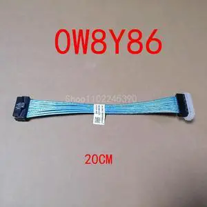 For Workstation Power Supply Cable 0W8Y86 W8Y86 Slim SAS SFF-8654 8i To SFF-8654 8i 20CM