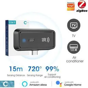 For Zigbee Infrared Universal Remote Controller Compatible with Alexa & Google Home Infrared Remote Control for Home