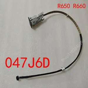 For R650 R660 Workstation Power Supply Cable 047J6D 47J6D VGA Cable VGA Head