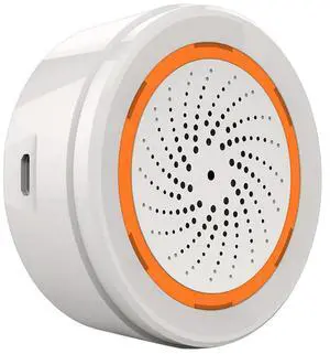 USB Sound Light Sensor Tuya Zigbee Siren Sound Light Alarm 90dB App Remote Control Home Security Protection System