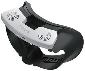 VR Cooling Fan Air Circulation Breathable Cooling Fan Face Cover 3 Speeds with PU Face Cushion Pad for Quest 3 Accessories