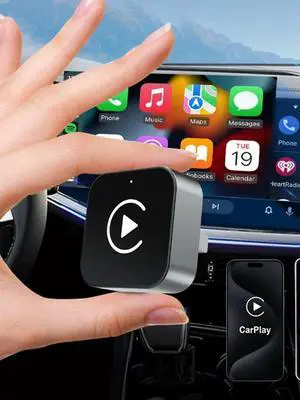 2 in 1 Wireless CarPlay Android Auto Adapter Mini Carplay&Auto Box Dongle Auto Connect for and Android Factory Wired Cars