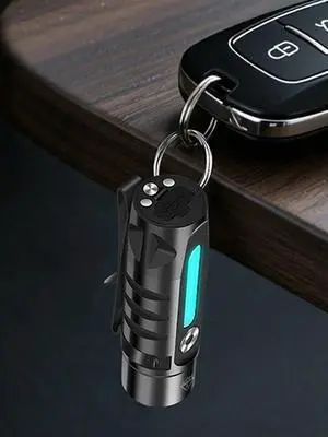 LED Mini Waterproof l Conveniently Flashlight with Clip & Magnetic Powerful Handheld Flash Light Suitable for Hiking Camping