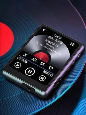 MP3 MP4 Player Lossless Music Player with Speaker Bluetooth-Compatible Portable MP3 Player Support FM Radio Recording E-Book